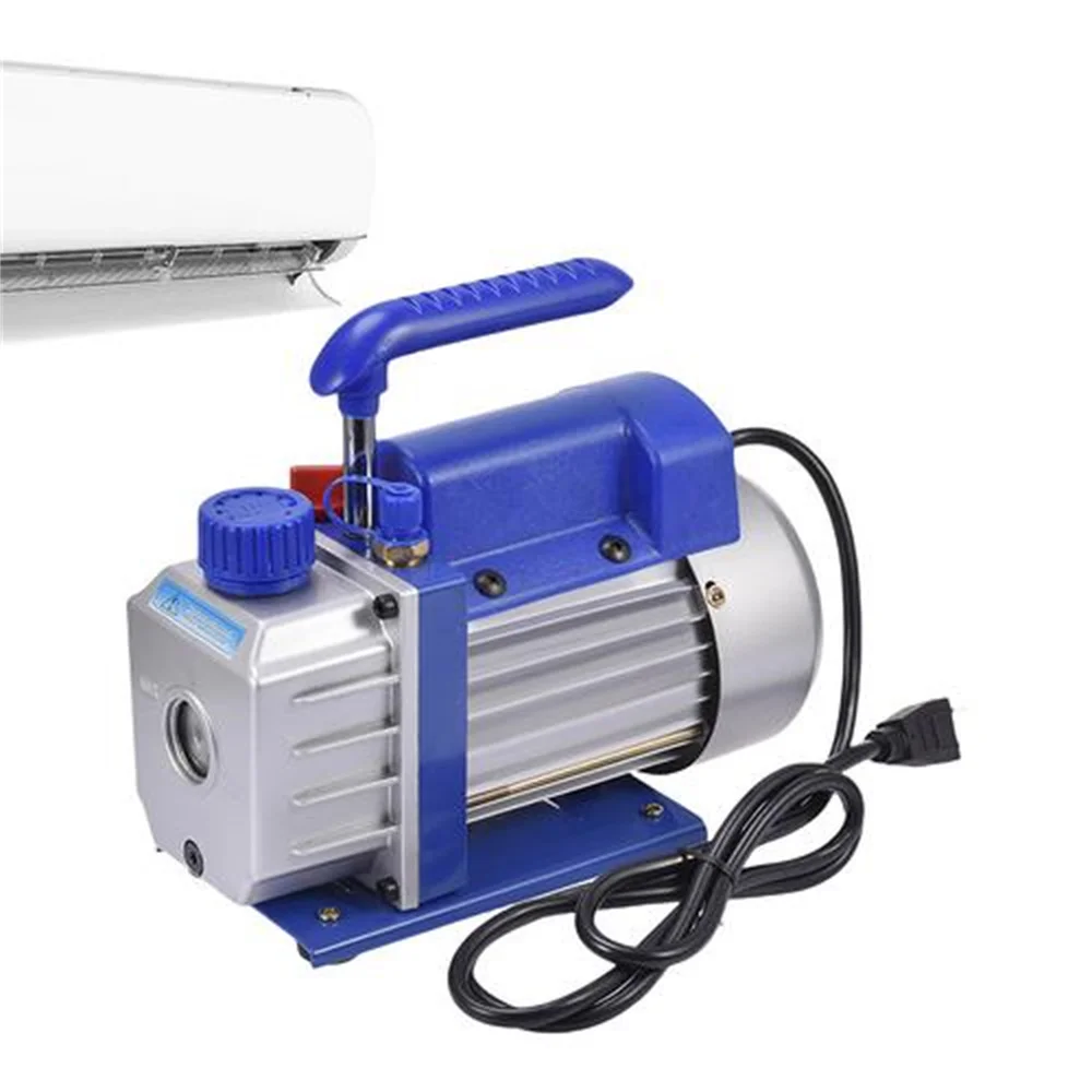 

110V 4 CFM rotary vane vacuum pump, equipment maintenance, air conditioning, refrigeration, repair and maintenance tools.