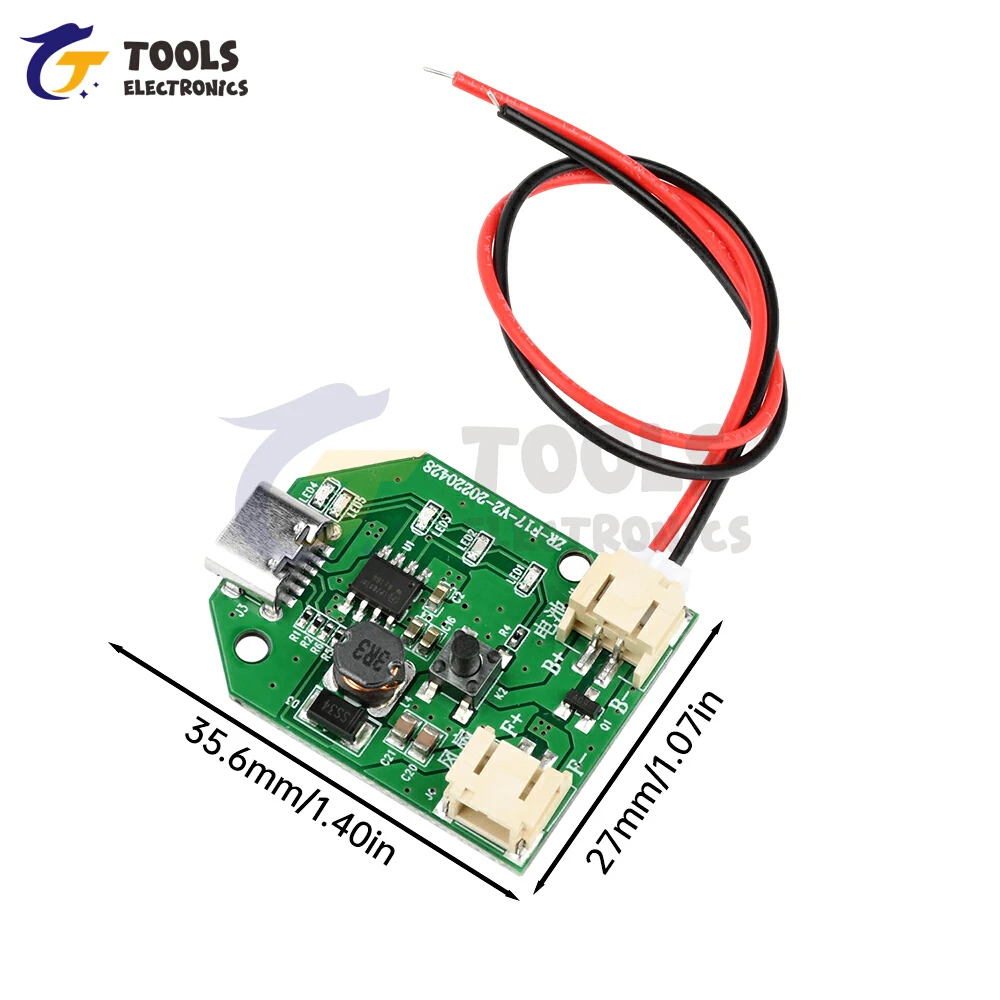 

Type C USB Charging Small Fan Circuit Board 9V Boost Three Speed Stepless Speed Regulation Charging Handheld Fan Control Board
