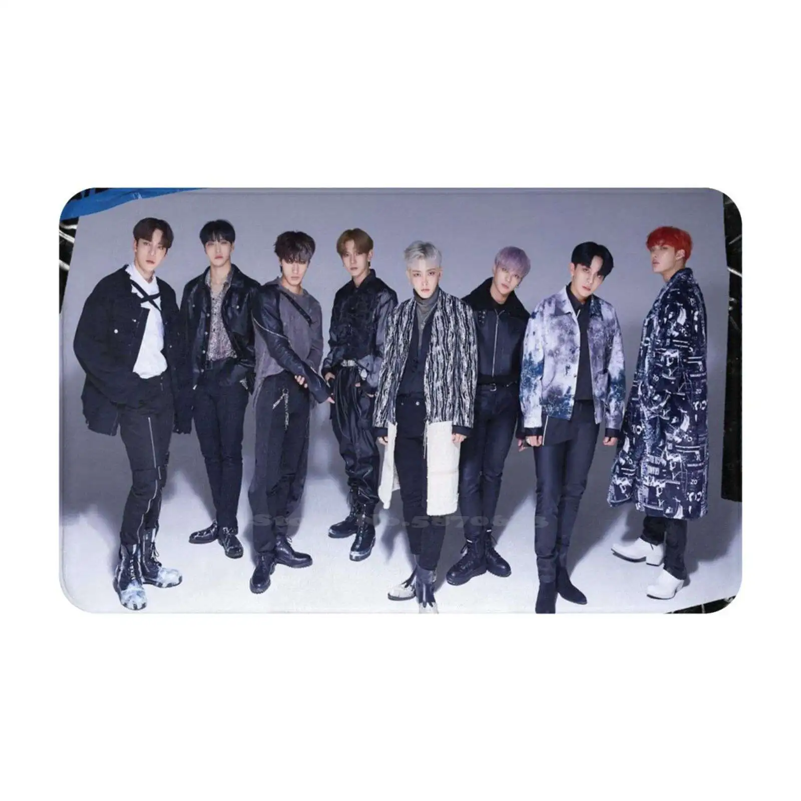 Ateez Answer Soft Cushion Car Home Carpet Door Mat Ateez Atiny Kim Hongjoong Park Seonghwa Jeong Yunho Kang Yeosang Choi San