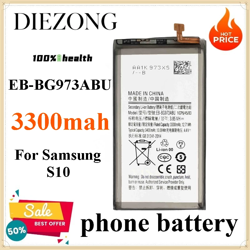 

Brand New 3300mah Battery for Samsung Galaxy S10 Mobile Phone Batteries High-Capacity