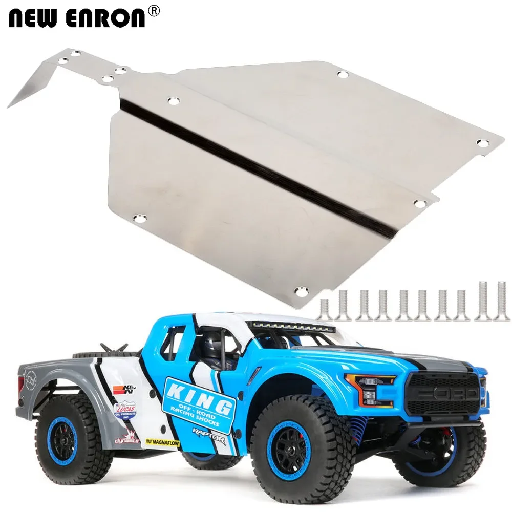 Stainless Steel Chassis Protector Guard Armor Skid Plate for RC Car 1/10 Team Losi Baja Rock Rey