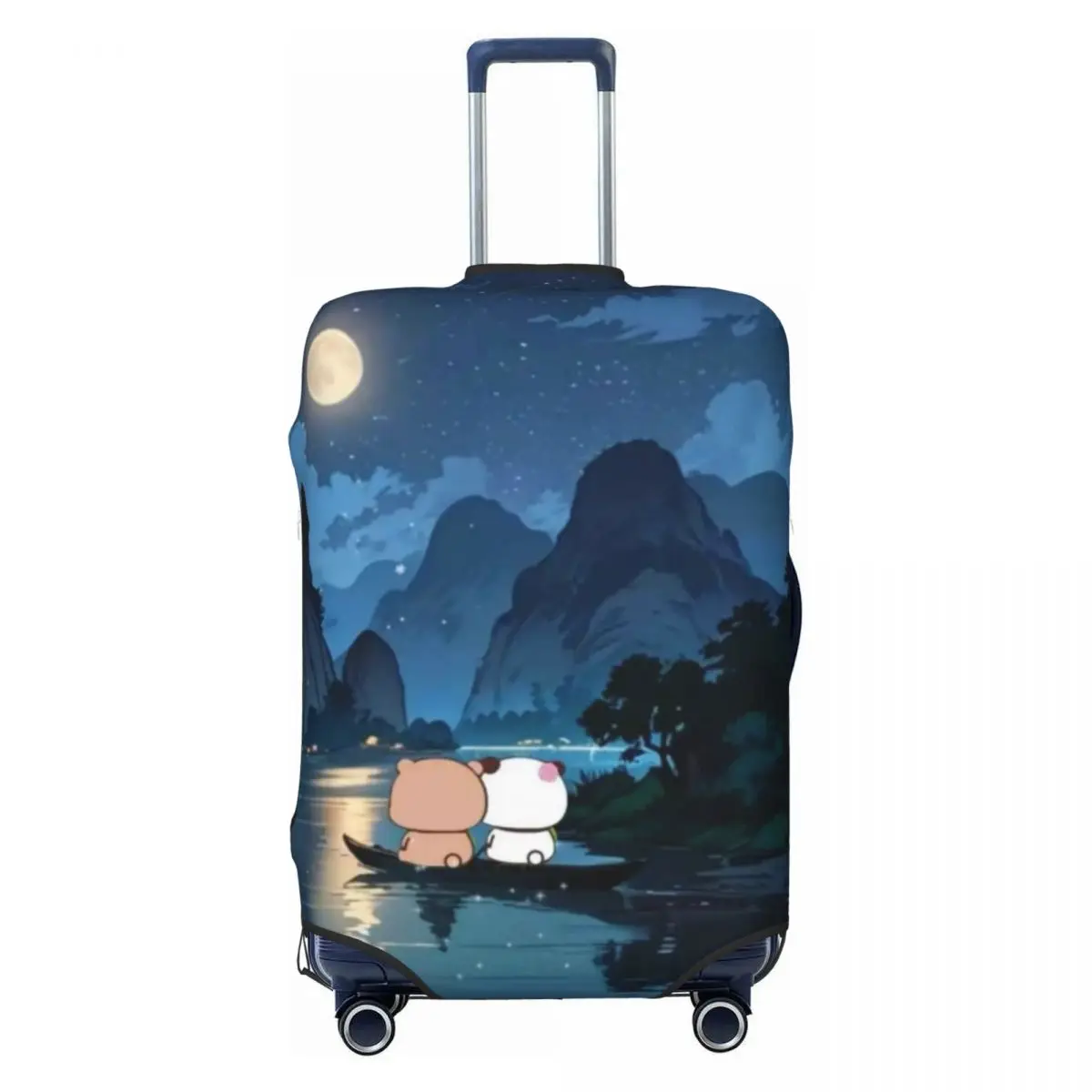 Bubu & Dudu Boating Suitcase Cover Flight Practical Luggage Accesories Travel Protector