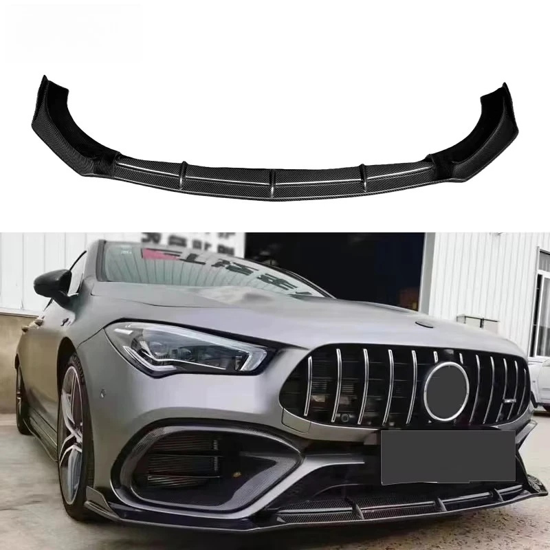 C118 CLA45 High Quality Carbon Fiber FD Style Front Lip Front Bumper Lip Front Splitter For Mercedes Benz C118 CLA45