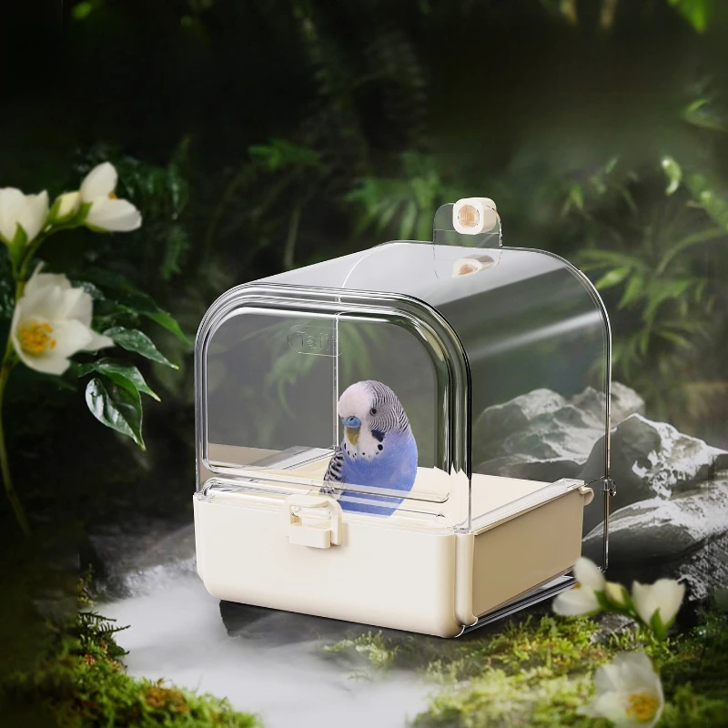 

Bird Cages with Tray for Parrot Bathroom Parrot House Bed Birds Nest Bird Feeding Breeding Container Bird Supplies Bathroom