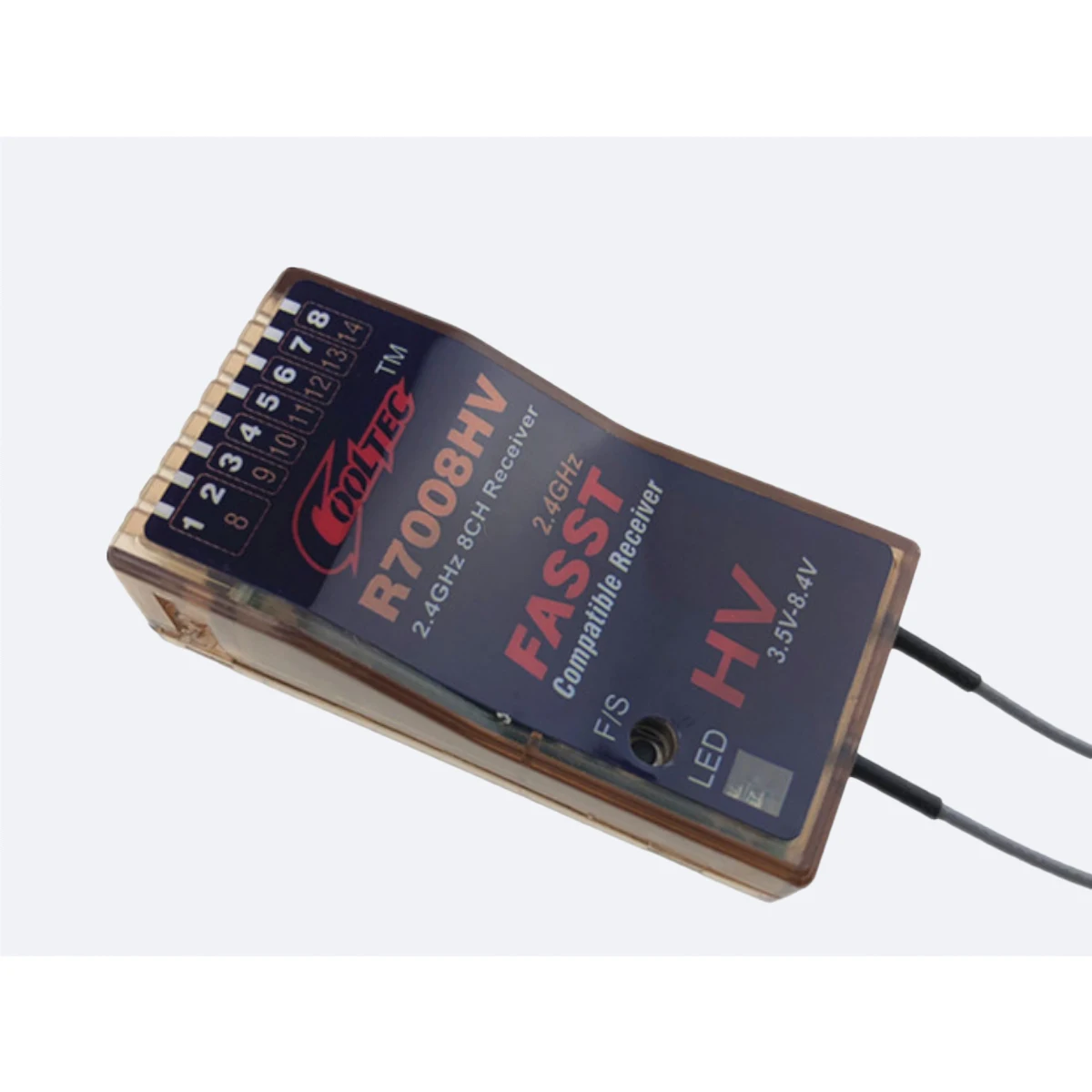 

Cooltechnology R7008HV compatible FASST receptor Futaba 14SG 16SG 16SZ 18SZ 18MZ WC sistemas de aire Multi Modo