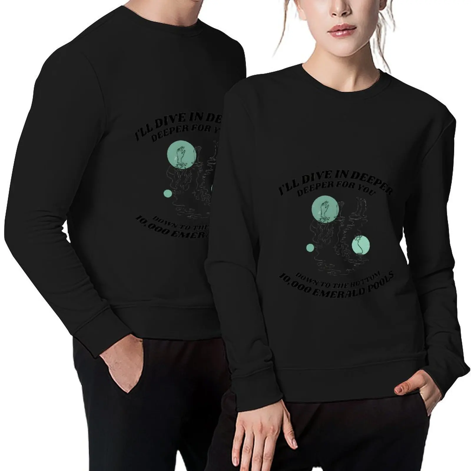 

10000 emerald pools Pullover men's winter sweater men's sweat-shirt tracksuit men's coat hooded sweatshirt