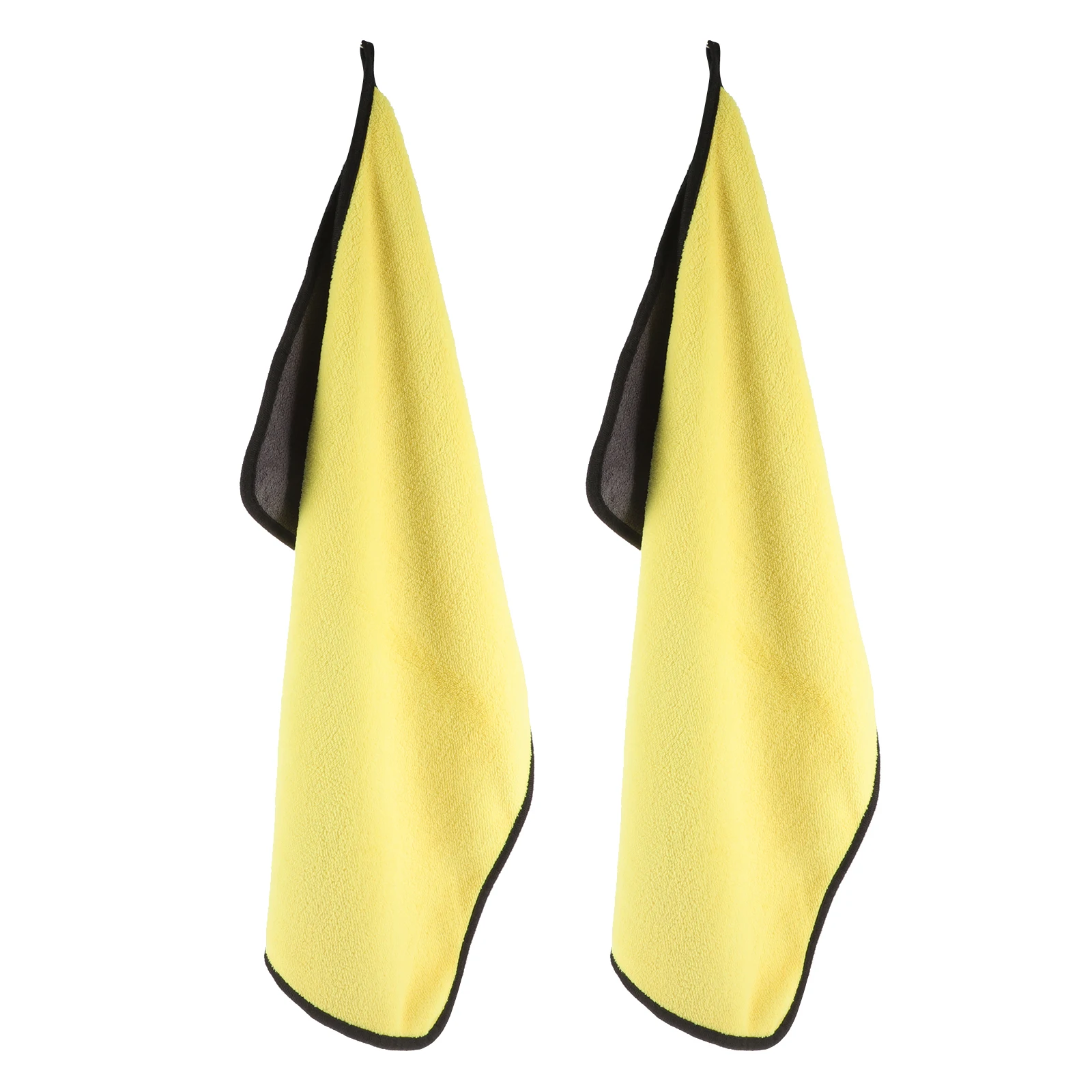

2pcs Microfiber Reusable Cleaning Cloth Towel for Bike Motorcycle Car Drying Multi-Function Strong Absorbent Dirt Removal Daily