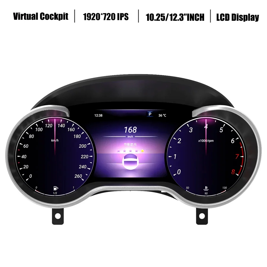 Panel de instrumentos digital de 12.3'' para Mercedes Benz GLE/GLS/ML/GL/R/G-Class W164 X164 W166 X166 W251 W463, velocímetro LCD para cabina.