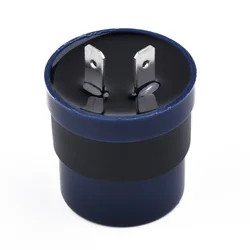 1PC Motorcycle Indicator Relay Flasher Universal Durable ABS Plastic Metal 6V To12V 2 Pin Beeper Turn Signal LED Indicator-Blink
