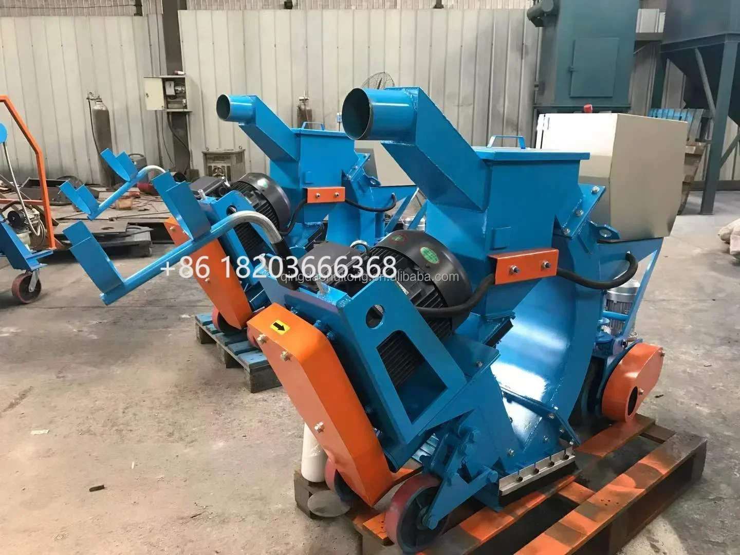 

YG Customized Hand Push Type Mobile Shot Blaster Cleaning Road Dustless Shot Blast Machine