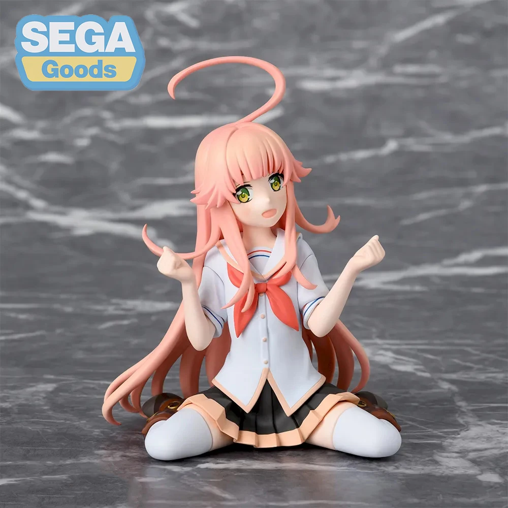 JP In-Stock SEGA Nukitashi Island Animation Inami Hiyomi Tonkatsu جائزة الشكل، بلاستيك، ملصق ليزر JP/السفينة السريعة، جامعي جديد