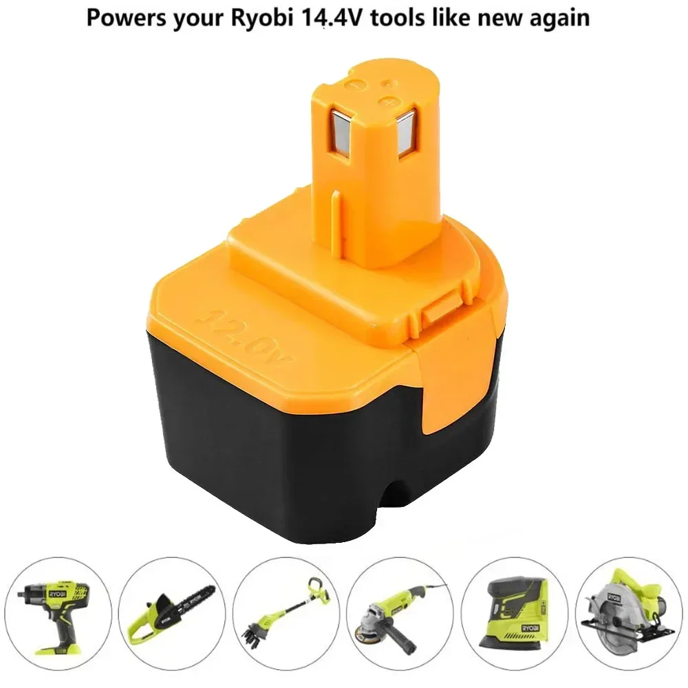 

Replacement Battery 12V 6.0 Ah NiCd Suitable 1400652 1400670 1400652B 1400143 RY-1204