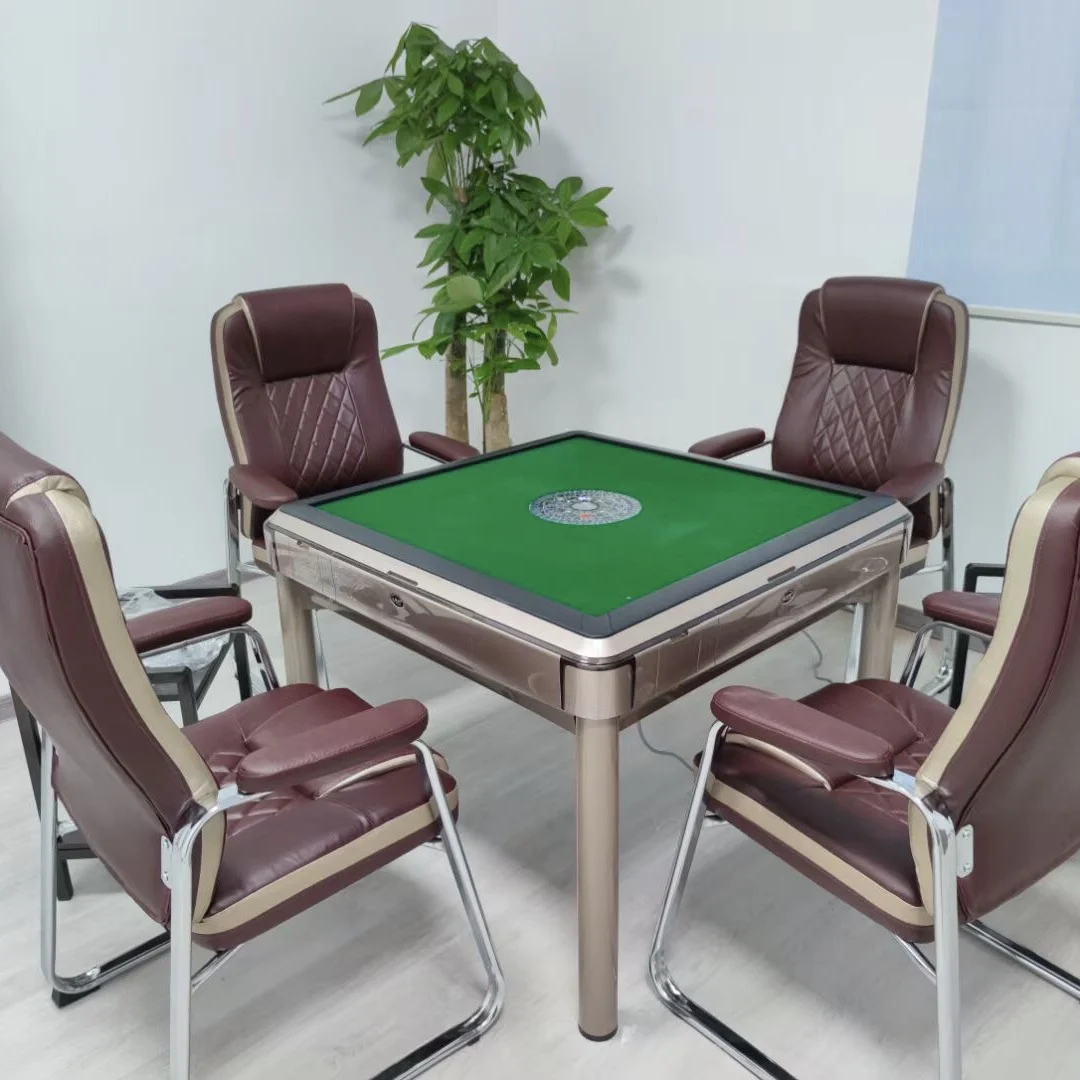 

Folding Mahjong Table 2 Sets Tiles Singapore Set OEM Automatic Mahjong Table