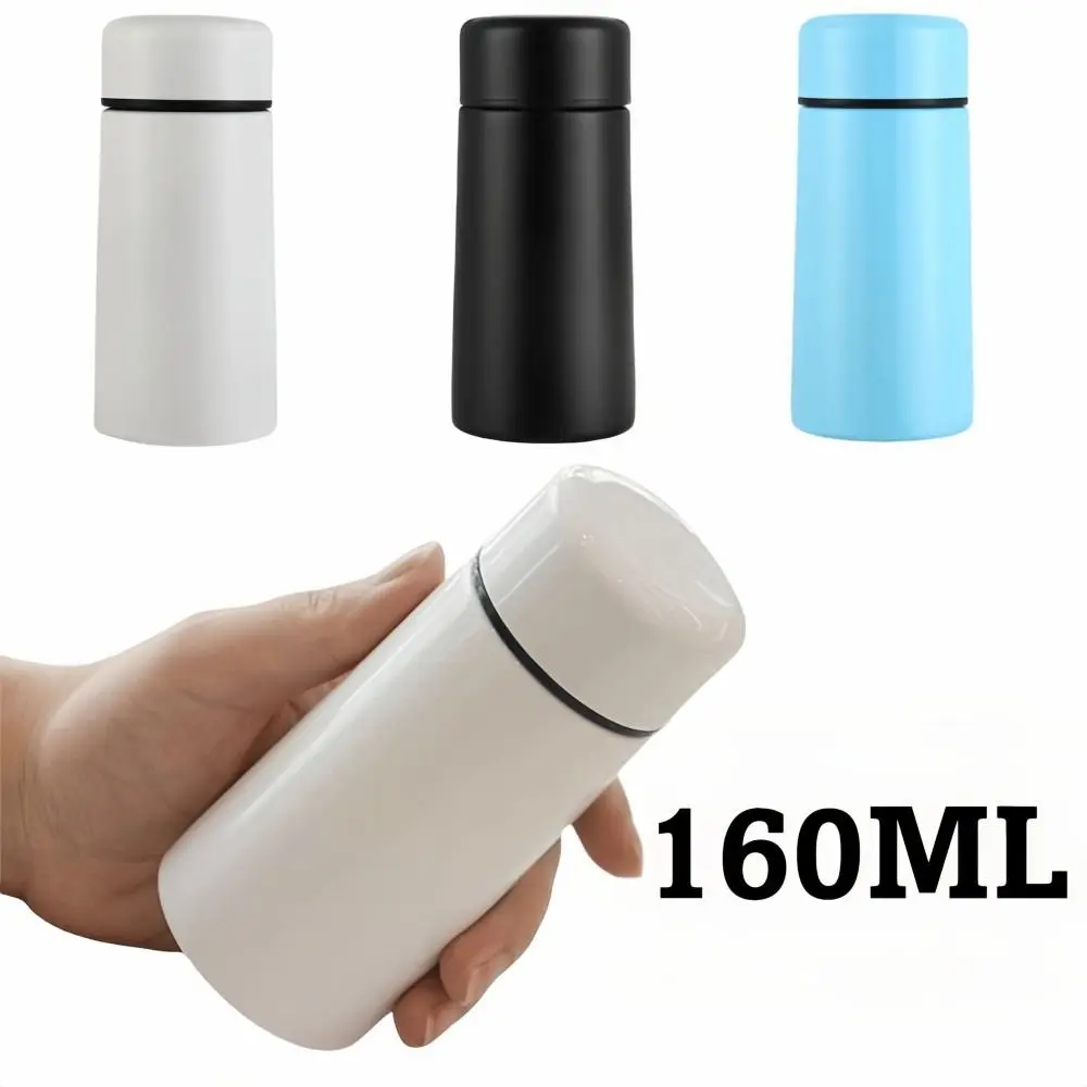 

Practical Mini Thermos Cup 160ml Capacity Stainless Steel Pocket Thermos Portable Travel Design Water Cup For Coffee and Water