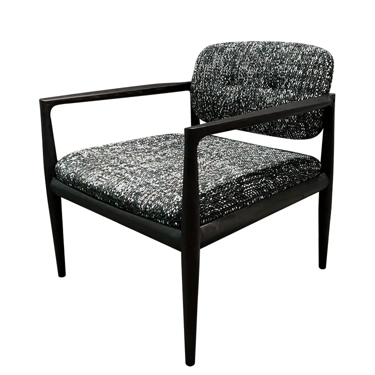 

Office Balcony Leisure Chair Solid Wood Armchair