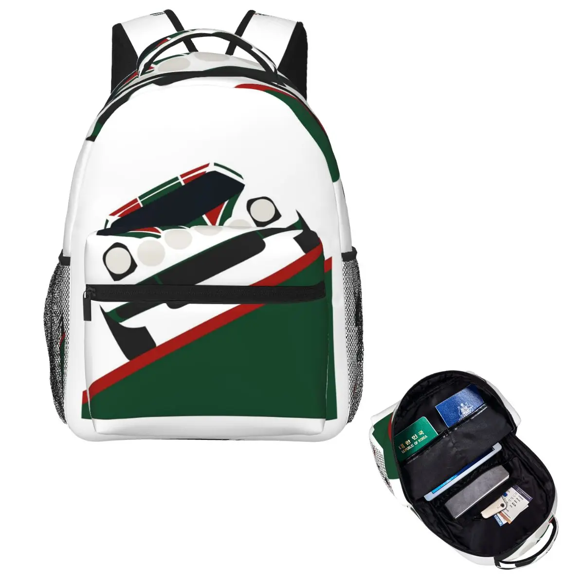 

Lancia Stratos Backpack Hot Sale Daypack Large Capacity Boys Girls BookBag School Bag Shoulder Bags for Men Women