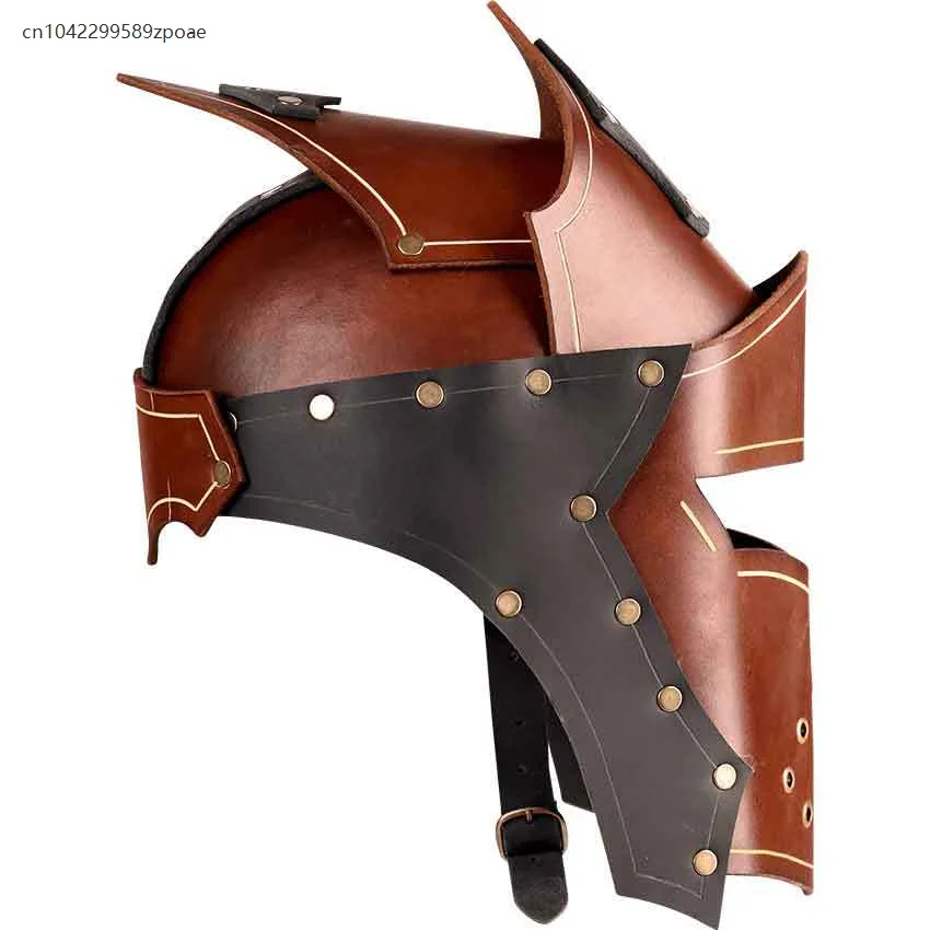 New Europe And America Medieval Steampunk Vintage Medieval Renaissance Paladin Helmet  Cuirass Larp
