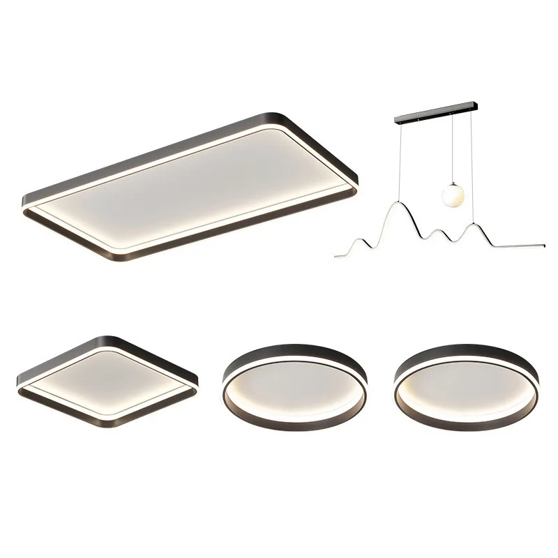 

Light luxury living room ceiling light Modern simplicity 2025 new full Netcom smart lighting whole house package combination