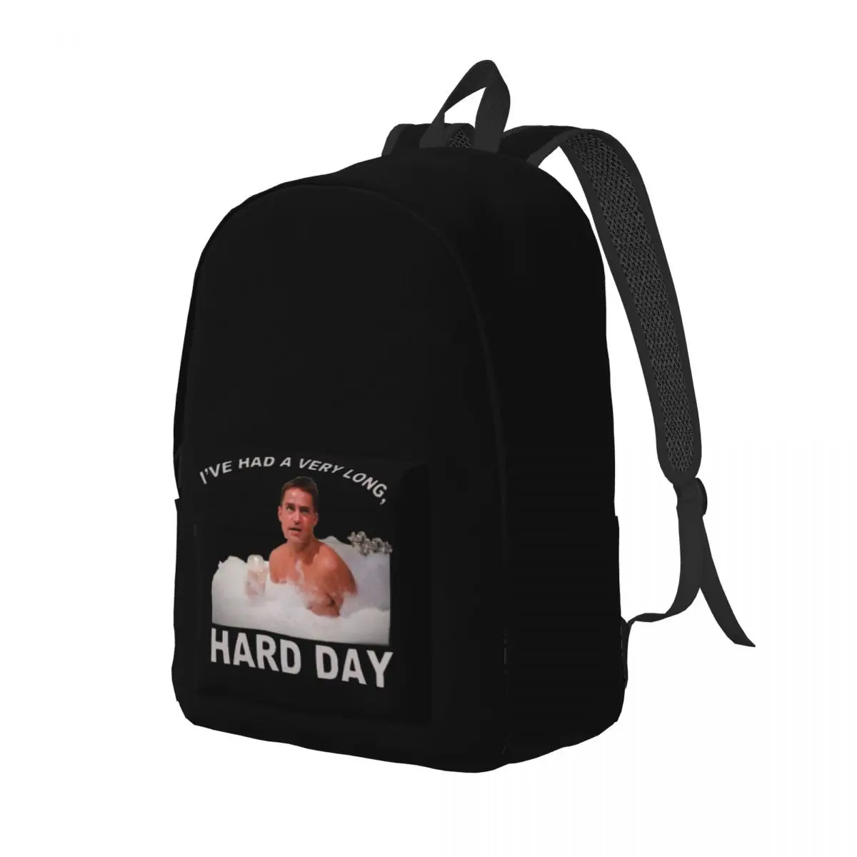 I've Had A Very Long Hard Day Matthew Perry Teenage Backpack Outdoor High School Work Daypack for Men Women Laptop Canvas Bags