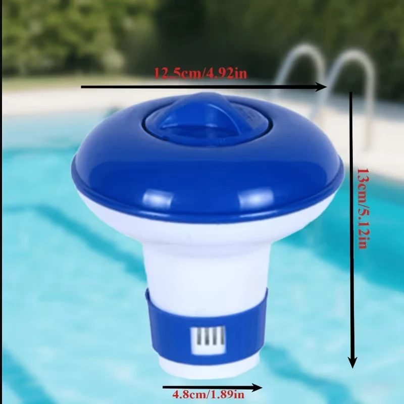 5in Floating Chlorine Tablet Dispenser–Suitable for Swimming Pools Spas–Automatic Floating Chemical Dispenser Sanitizer Holder
