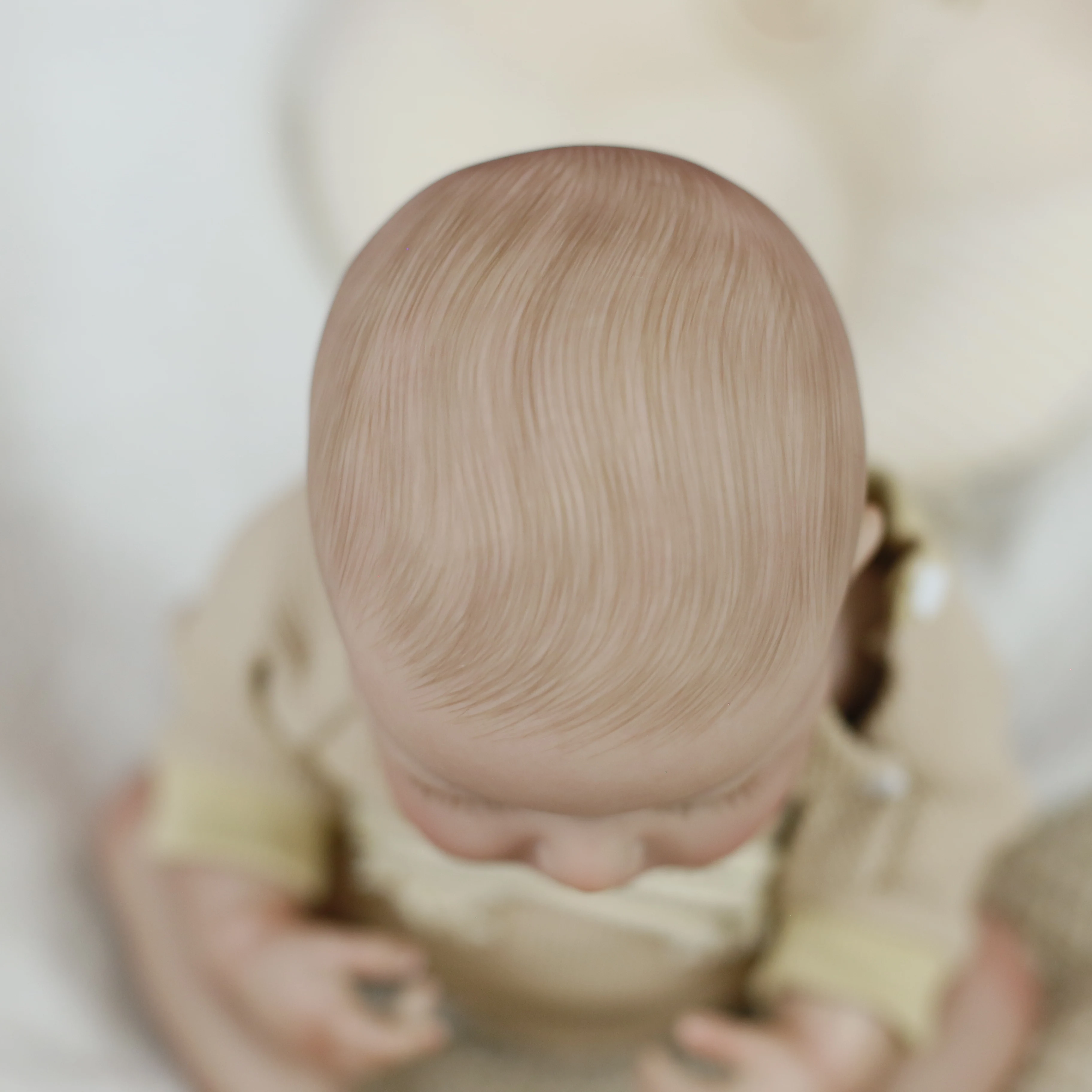Realistica bambola rinata rifinita LouLou da 48 cm, come una vera bambola d'arte fatta a mano, pelle dipinta in 3D con venature visibili Arti in vinile