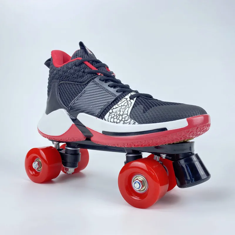 Factory OEM ODM High quality double row roller skates,Hot sale two-flashing roller skates quad skates