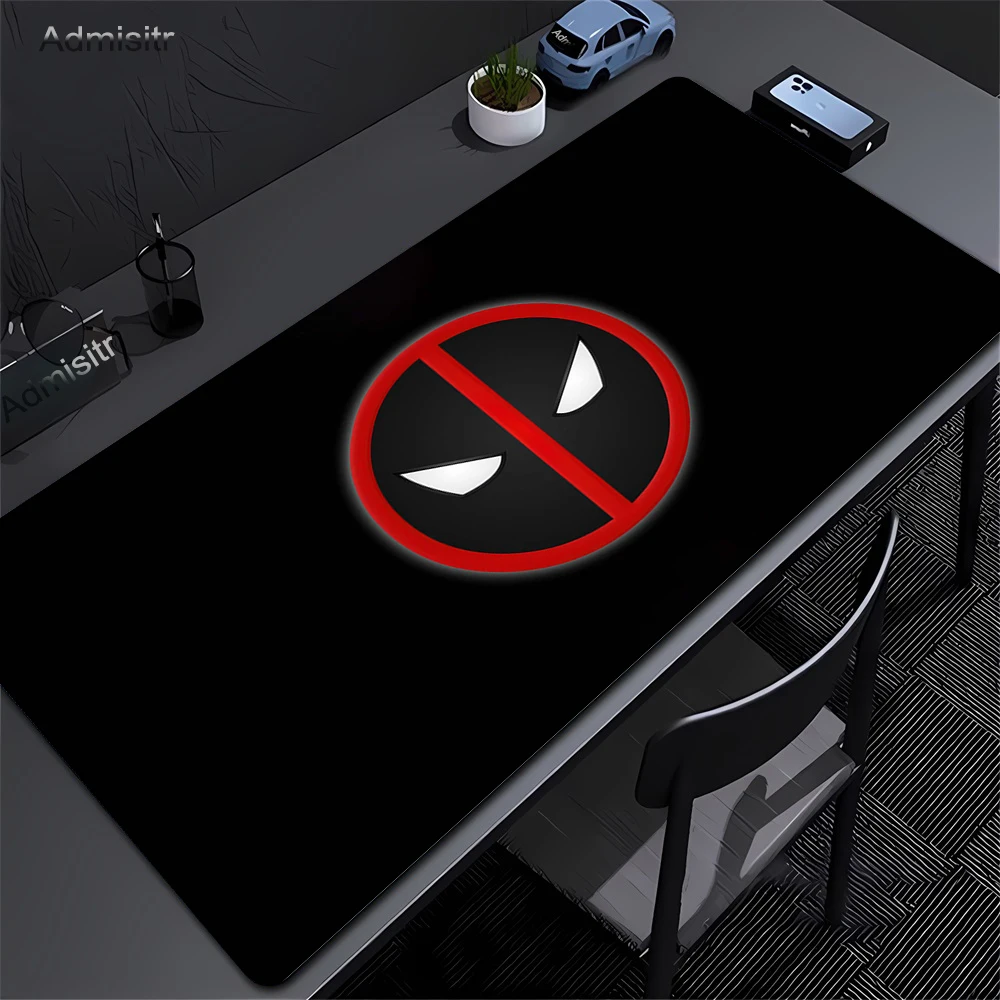 لوحة ماوس مارفل ديدبول أنيمي مكتب ألعاب الكمبيوتر خزانة ماوس حصيرة كمبيوتر محمول 900x400 لوحة مفاتيح لوحة ماوس ممتدة حصيرة مكتبية سجادة رائعة #4