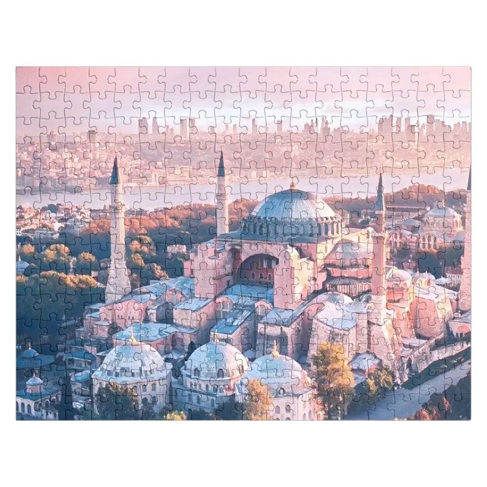 

Istanbul Cityscape Turkey Jigsaw Puzzle Toys For Children Adult Wooden Puzze Wooden Puzzle Boxes