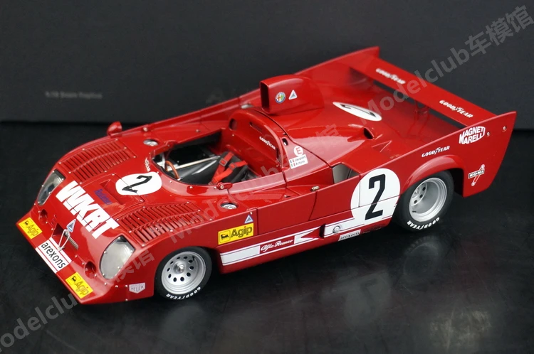 Autoart 1:18 Alfa 33TT 12 #2 Simulation Limited Edition All Open Alloy Metal Static Car Model Toy Gift