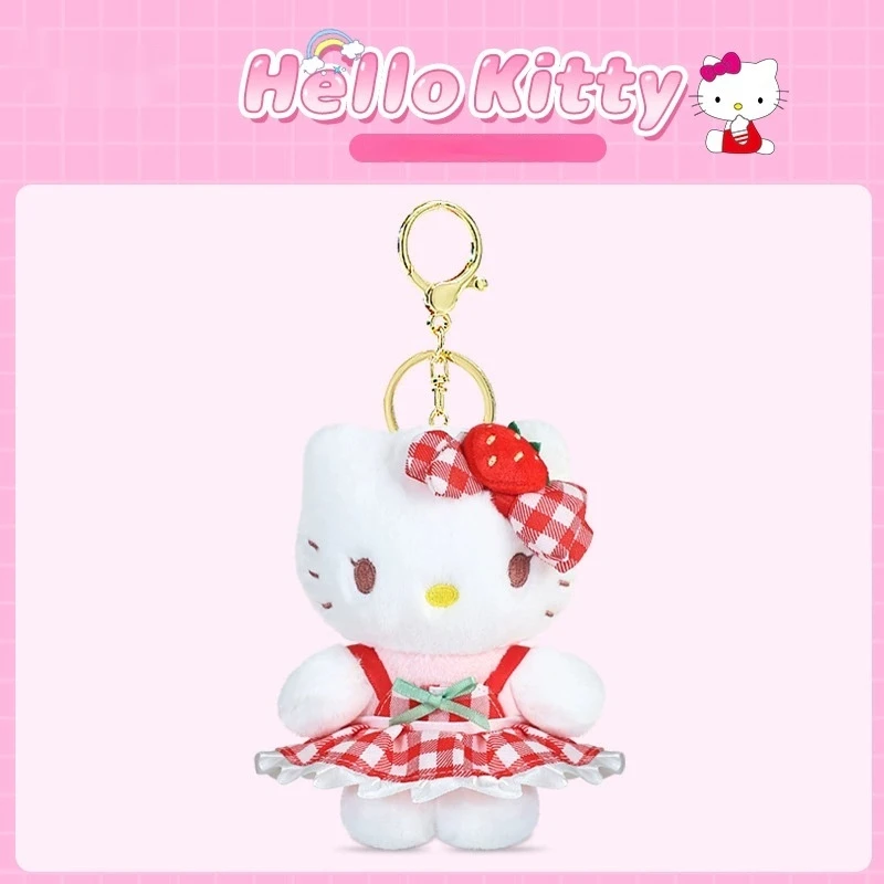 キュートな女の子キーホルダーぬいぐるみおもちゃバックパックペンダント漫画かわいい学生Kt猫ぬいぐるみペンダントバッグデコレーションオーナメント学生ギフト