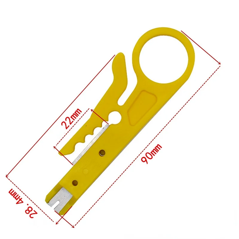 Portable Wire Stripper Knife Crimper Pliers Crimping Tool Cable Stripping Wire Cutter Cut Line Tool Cable Stripping Wire Cutter