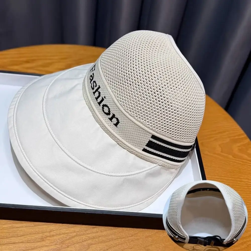 

Breathable Outdoor Beach Hat Wind Proof UV Protection Large Brim Sun Hat Mesh Design Sun Protection Net-top Sunshade Cap Travel
