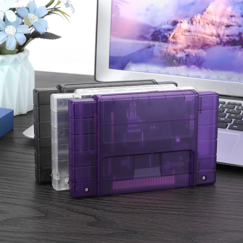 خرطوشة ألعاب بطاقة فلاش لوحدة التحكم SNES ، بطاقة TF 8 جيجابايت ، في 1 ، كاسيت ألعاب