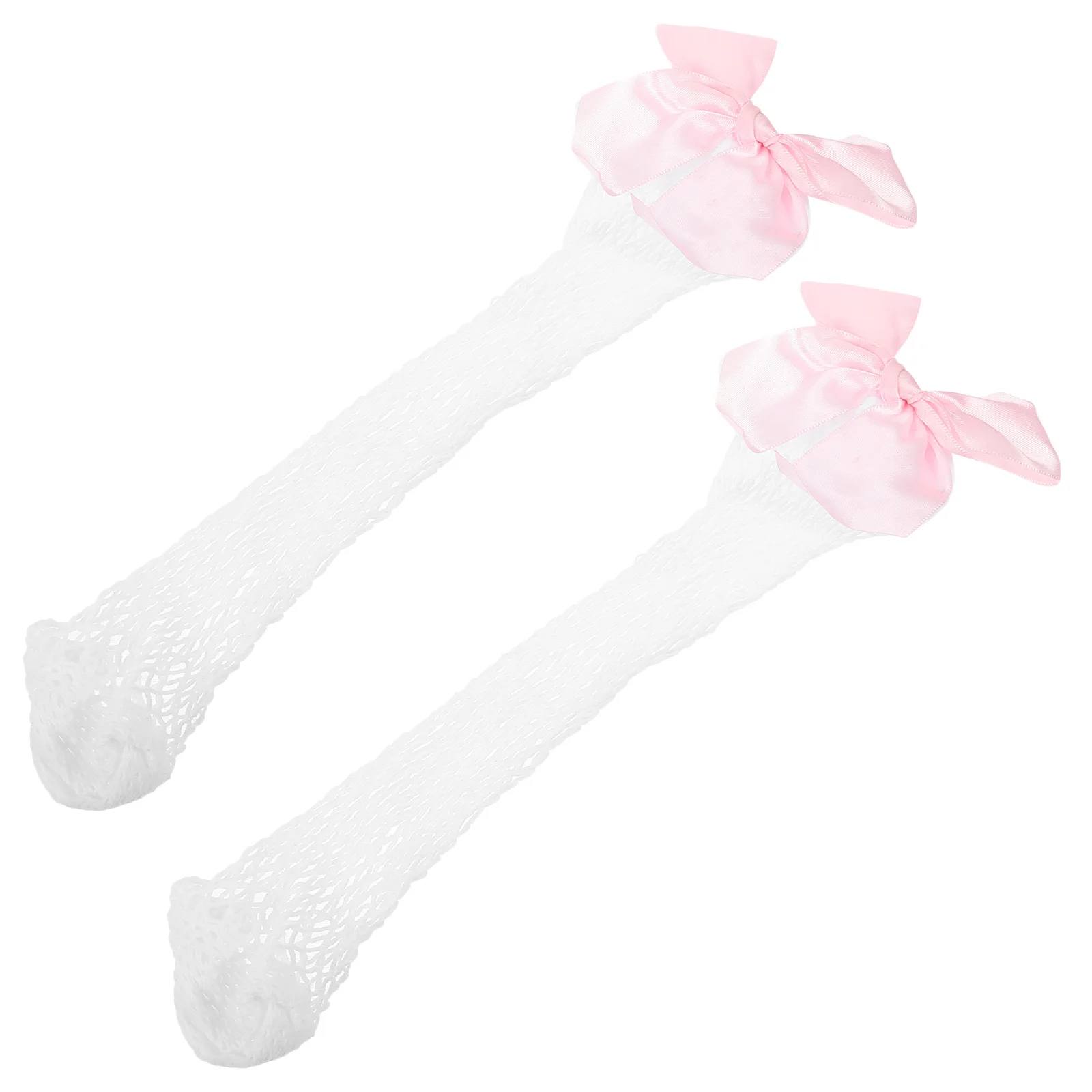 

1Pair Toddler Girls Socks Bow Pattern Breathable Mesh High Ankle Cute Casual Summer Stockings Toddler Stockings