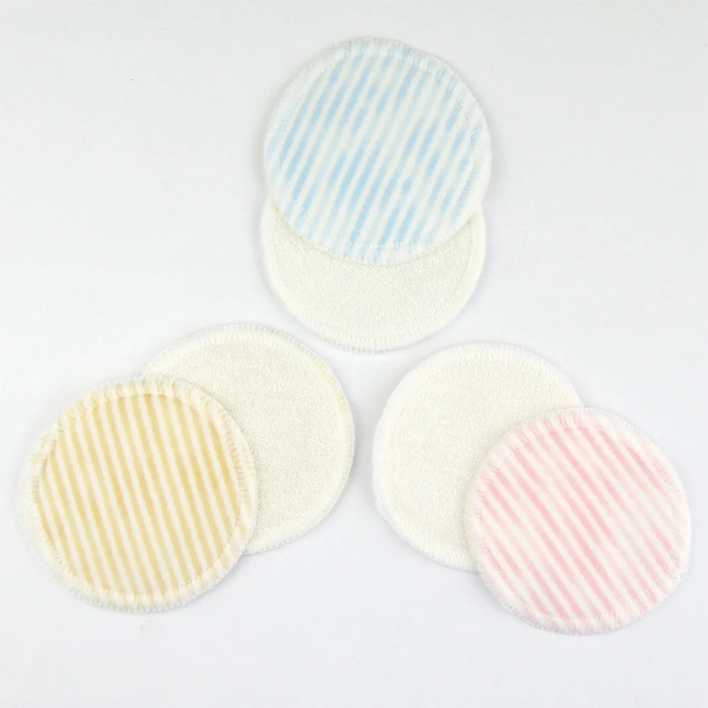 12 szt. Wielorazowych płatków do demakijażu z włókna bambusowego, dwuwarstwowe płatki do oczyszczania twarzy, idealne do podróży i codziennego użytku.
