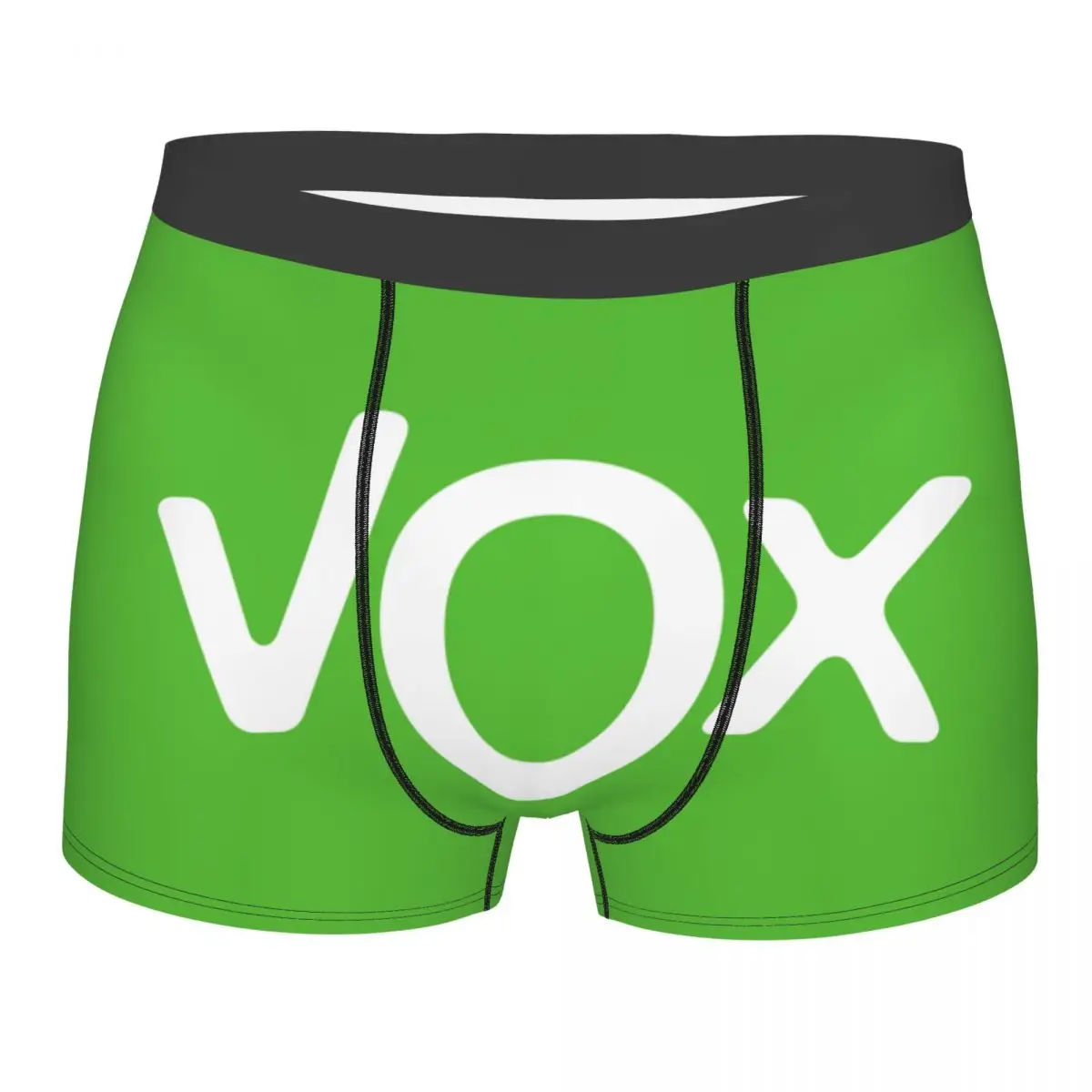 Personalizzato spagna bandiera Vox intimo uomo Breathbale spagnolo partito politico Boxer slip pantaloncini mutandine mutande morbide per Homme