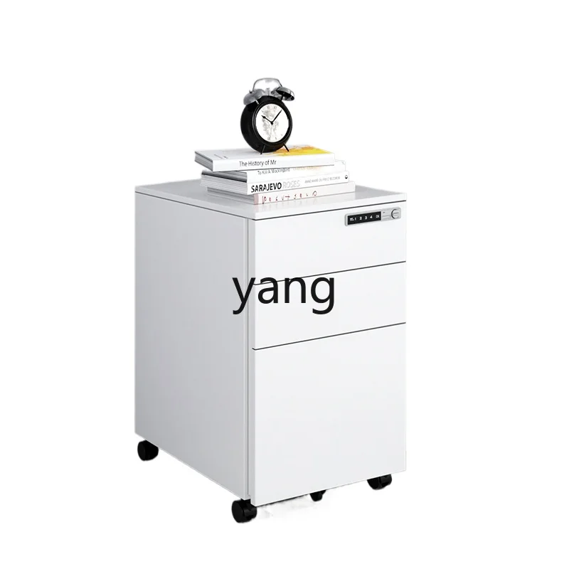 

YHM Office Activity Three Drawer Steel Mobile Push Locker