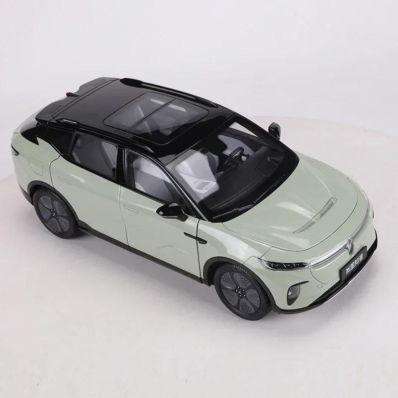 1:18 Dongfeng Lantu Zhiyin الفاخرة EV من Dongfeng Motor سبيكة نموذج سيارة معدنية
