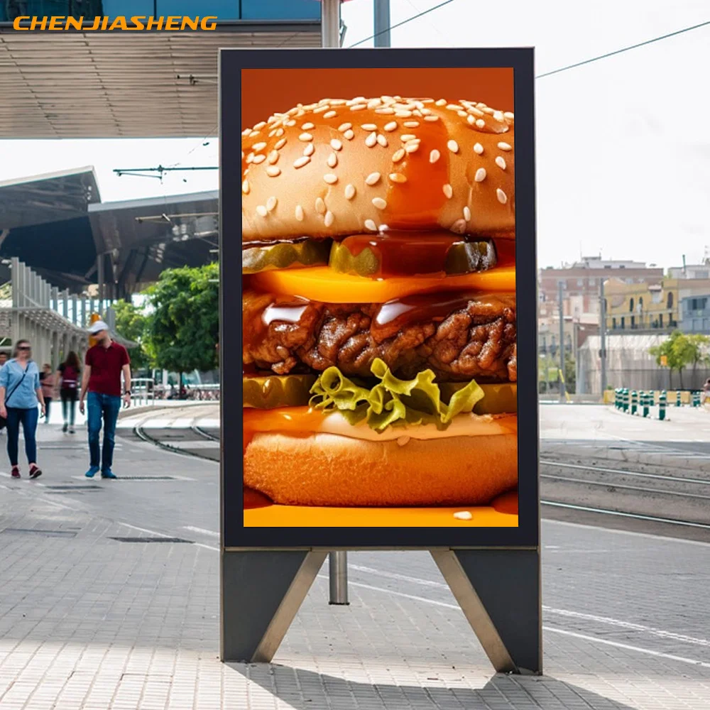 Schermo LCD esterno OEM da 100 pollici diretto in fabbrica IP65 Display multimediale per uso aeroporto aziendale SDK Vendita calda!