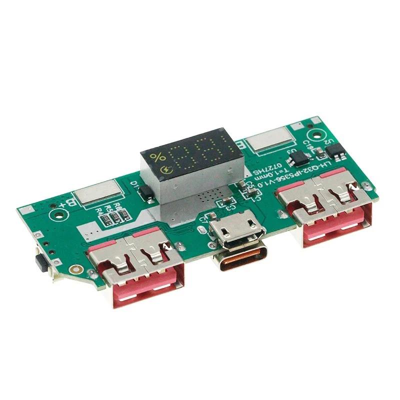 5V 3A batteria al litio Display digitale modulo di ricarica rapida IP5356 TYPE-C Micro USB QC3.0 2.0 PD3.0 PD2.0/AFC/FCP