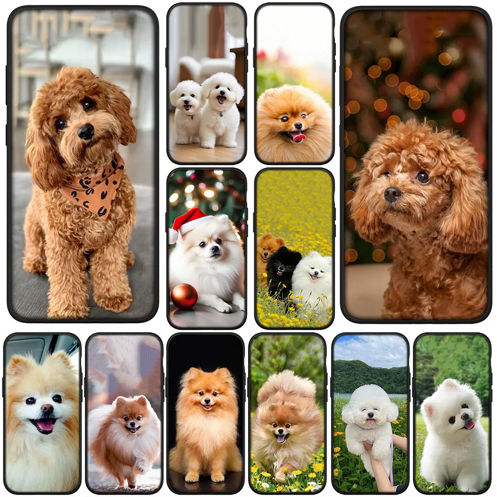 Чехол для Samsung Galaxy A56 A26 A36 A10 A20 A30 A31 A32 A50 A51 A52 A53 A33 A12 A14 Чехол Bichon Frise Dog Pomeranian Poodle