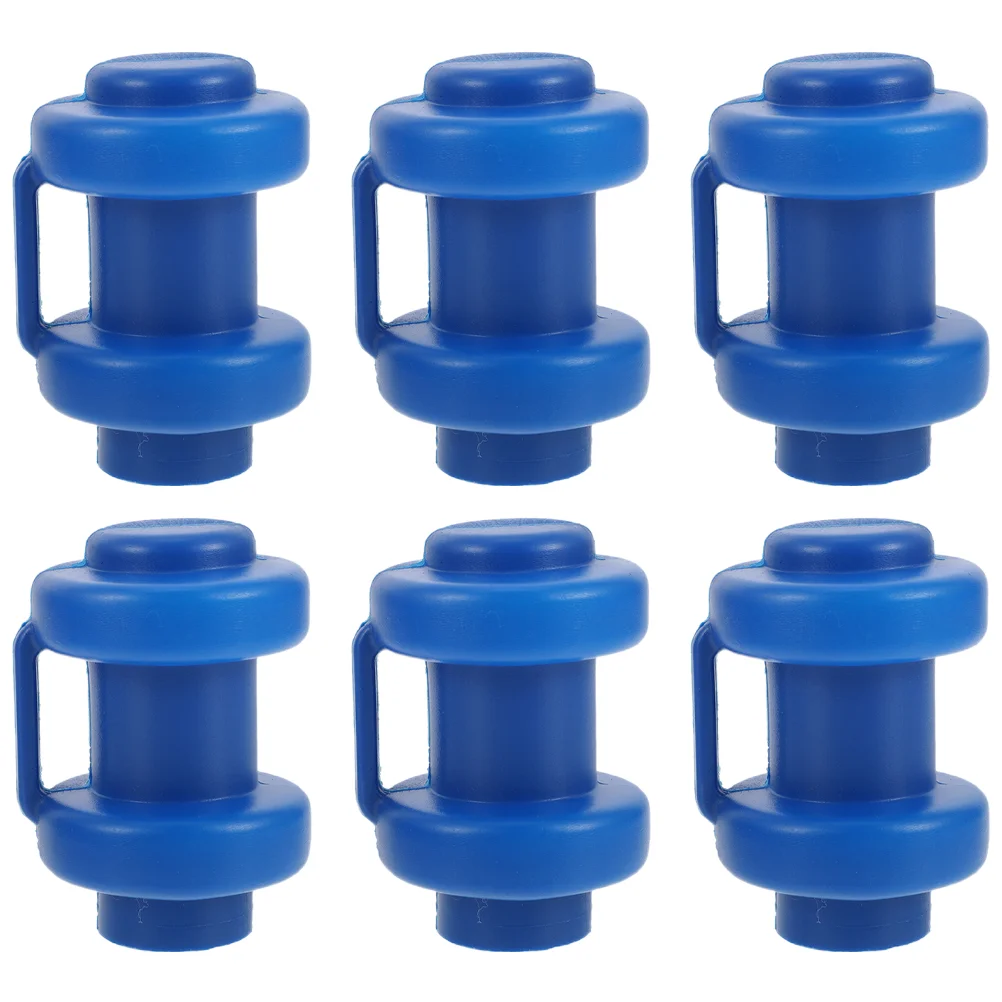 6 Pcs Bolts Trampoline Tube Cap Small Replacement Rod Caps Cover Christmas Wear-resistant Blue Poles Travel