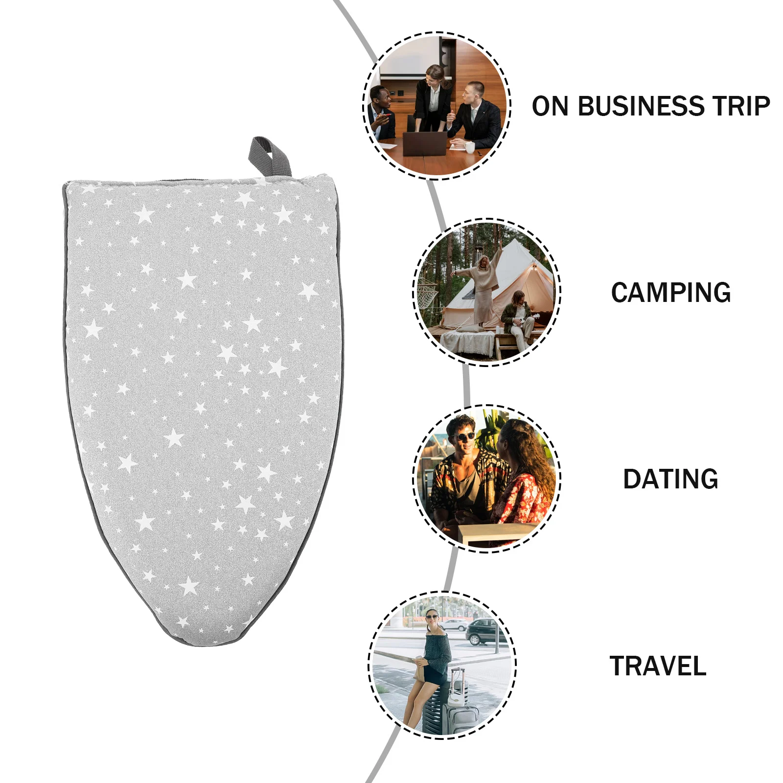 

Handheld Mat Thickened Mini Ironing Pad High-Temperature Resistant For Home Travel Use Household Ironing Accessories
