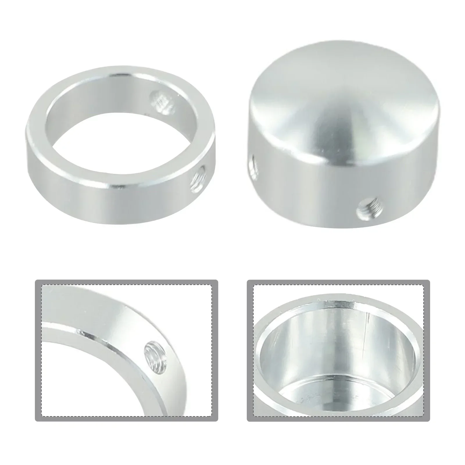 Fitness Equipment Handle End Cap Aluminum Alloy Plate Loaded Machine Handle Cap For 25mm Handles Fitness Equipment Parts