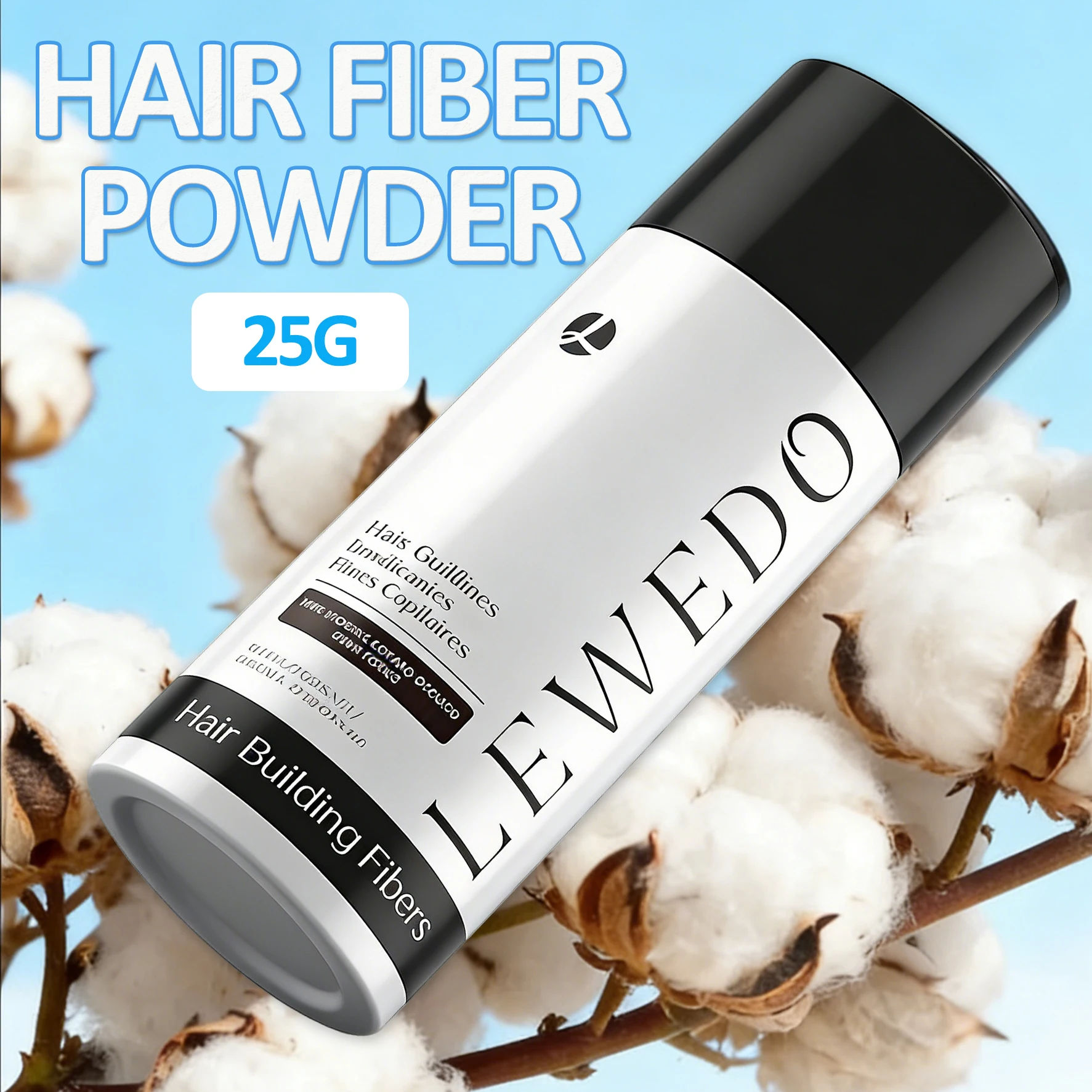 Hair Fiber Powder 25g Hair Seams Covers Fiber Powder Thickening Hair Concealer Hair Powder Fiber Waterproof Hair Building Powder
