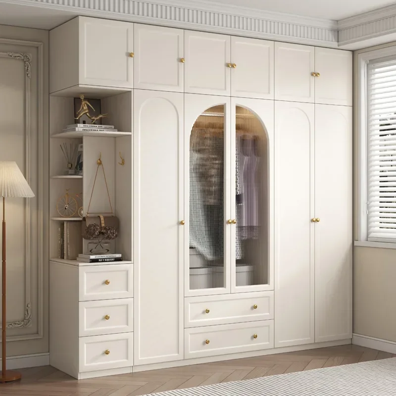 Nordic Furniture Dressers Storage Cabinet Open Cupboards Bed Armoire Sliding Door Wardrobe Partitions Vestidores Home Furniture