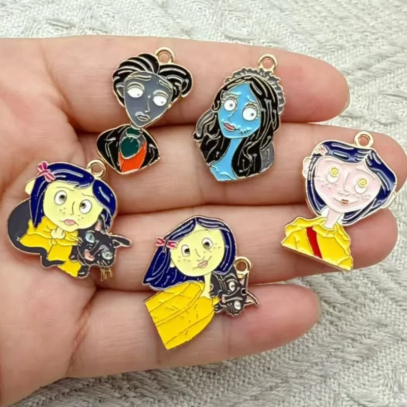 10pcs of oil dripping horror movie Halloween pendants, acces
