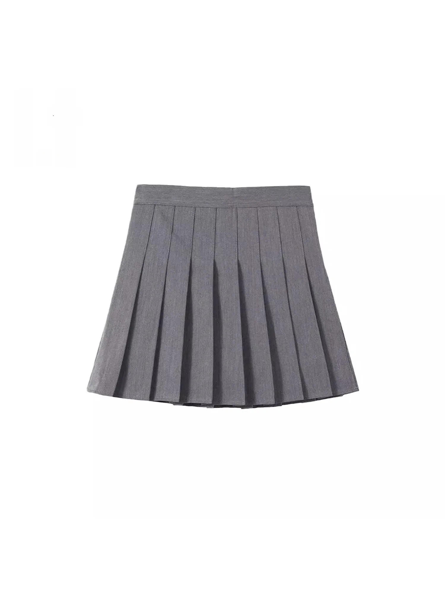 

Юбка А-силуэта с высокой талией в стиле ретро, женская модная юбка в студенческом стиле, весна-лето, новинка, универсальная юбка средней длины