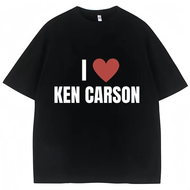 I Love Ken Carson Graphic T Shirt Men Women Fashion Hip Hop T-Shirts Cotton Casual Oversized Short Sleeve Streetwear Fans Gift