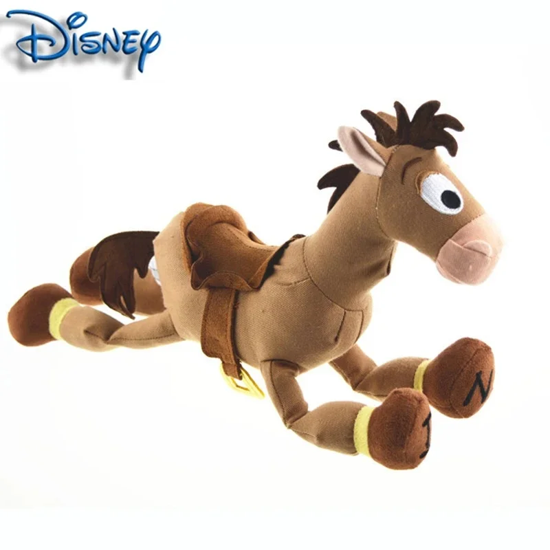 

Disney Toy Story Вуди Шериф Бас Bullseye Плюшевые животные, милая мультяшная лошадь, плюшевая кукла, подарок на день рождения для детей, 25 см